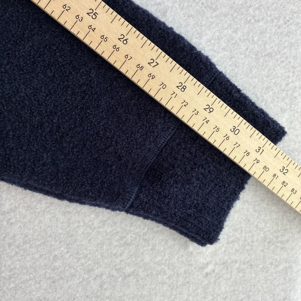 Peter Millar Mens Navy Merino Wool Blend Raglan Sweater 2XL XXL Preppy Yak
